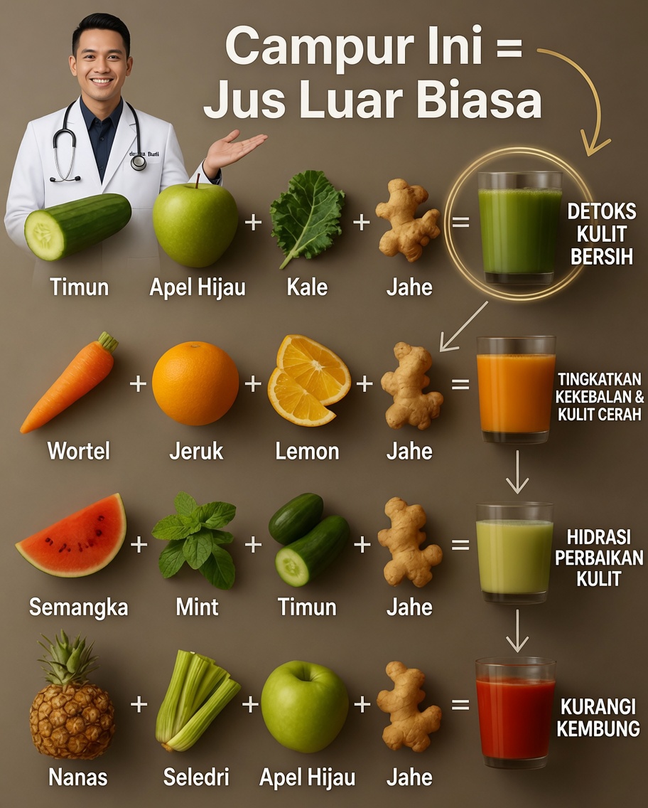 Jus Kesehatan Harian yang Dapat Mengubah Energi, Pencernaan, dan Kilau Kulit Anda