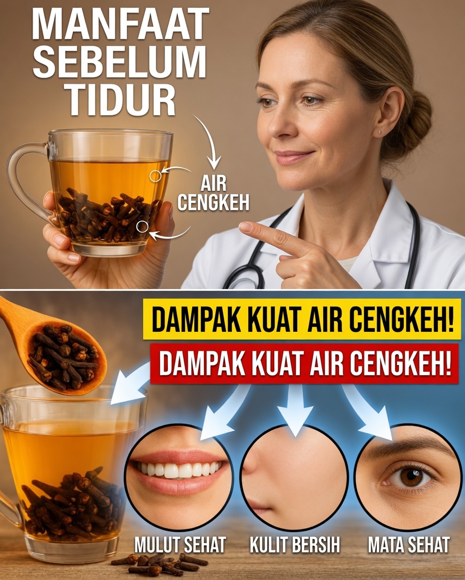 1 Cangkir Air Cengkeh Sebelum Tidur: 15 Manfaat Alami yang Ampuh untuk Tubuh Anda