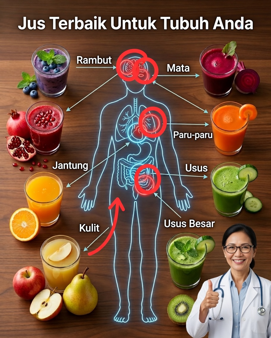 10 Jus Alami Terbaik untuk Setiap Bagian Tubuh Anda