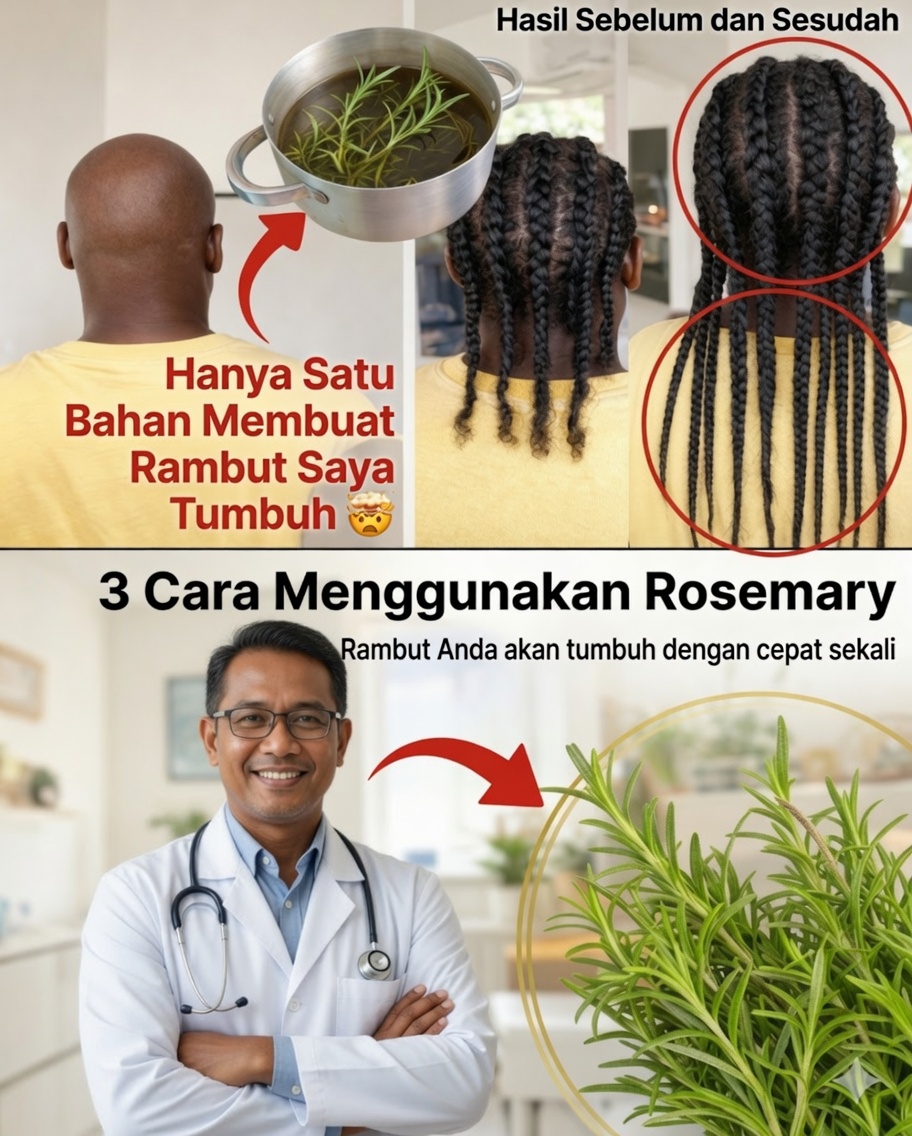 3 Cara Ampuh Menggunakan Rosemary untuk Mendapatkan Rambut Lebih Tebal dan Tumbuh Lebih Cepat