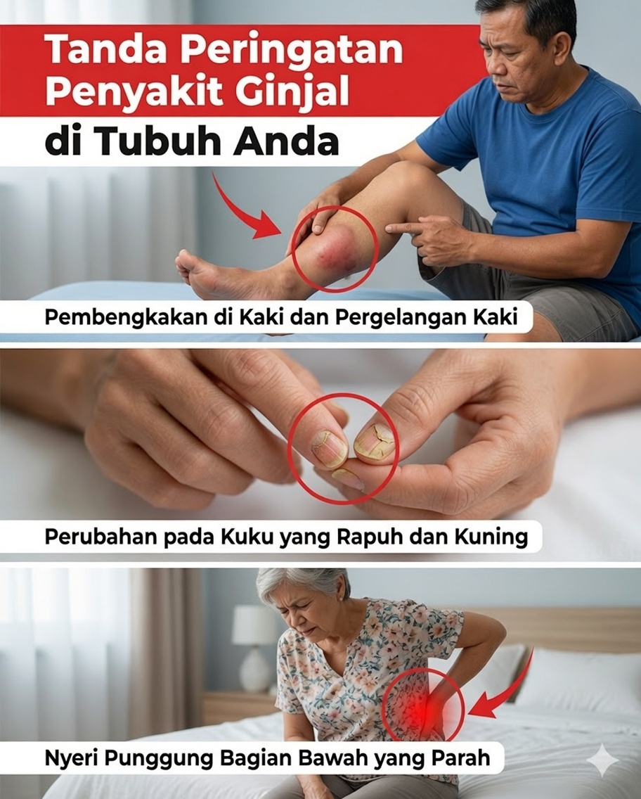 17 Tanda Peringatan Penyakit Ginjal yang Dapat Muncul di Tubuh Anda – Jangan Abaikan